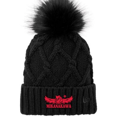 Mikanakawa - Faux Fur Pom Beanie Thumbnail